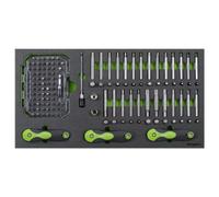 Sealey Siegen Specialised Bit Set & Folding Hex Keys With Tool Tray 170Pc