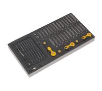 Sealey Siegen Specialised Bit Set & Folding Hex Keys with Tool Tray 192pc S01126
