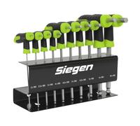 Sealey Ball-End Hex Key Set 10pc T-Handle Metric S01150