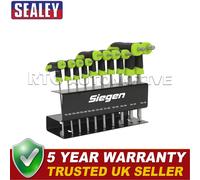 Sealey Siegen T-Handle TRX-Star Key Set 10pc S01151