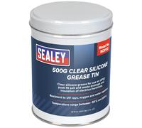 Sealey Silicone Grease SCS102 – Clear – 500g Tin