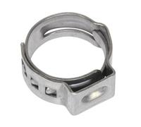 Sealey Single Ear O Clips 25 Pieces Stainless Steel 11.8mm - 13.8mm Ocse1113