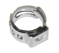 Sealey Single Ear O Clips 25 Pieces Stainless Steel 9.8mm - 11.8mm Ocse911