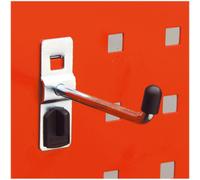 Sealey Single Prong Hook With Vertical End 6 X 75mm Pack Of 5 Silver Tts17