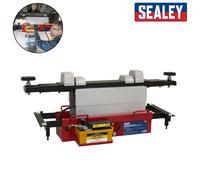 Sealey SJBEX200A Air Jacking Beam 2tonne - Arm Extenders & Flat Ro...