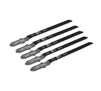 Sealey SJBT119BO Jigsaw Blade General Wood 75Mm 12Tpi - Pack Of 5