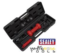 Sealey Slide Hammer Kit Carry Case Hooks Adaptor Screws Dent Panel Puller 9pc