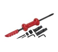 Sealey Slide Hammer Kit With Comfortable Rubber Grip Handle 9 Pieces 2.1kg DP945