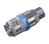 Sealey Slim Vertex Air Line Fitting BSPT Male Thread