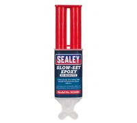 Sealey Slow-Set 20 Min Solvent-Free Epoxy Adhesive Clear Drying 25Ml Scs400