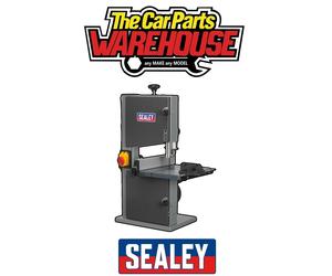 Sealey SM1303 Professional Bandsaw 200mm Bench Mounted Tilting Table Band Saw