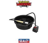 Sealey SM220 Portable Parts Washer Bucket with Brush 14L