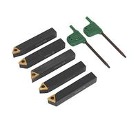 Sealey SM3025CS1 5 Piece 10 mm Indexable Lathe Turning Tool Set