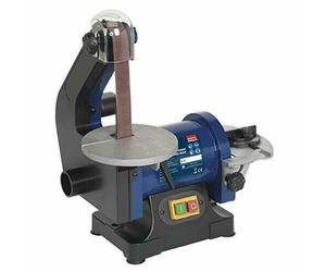 Sealey SM750 Belt & Disc Sander 25 x 762mm/Ø125mm 250W/230V