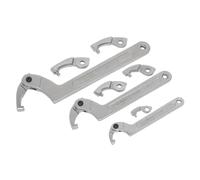 Sealey SMC2 Adjustable C-Spanner Hook & Pin Wrench Set 11pc