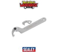 Sealey SMC2S 3 Piece Adjustable C-Spanner Hook & Pin Wrench Set 19–51mm