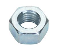Sealey SN12 Zinc Plated Steel Nut M12, DIN 934 - Pack of 25