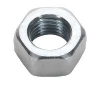 Sealey SN16 Zinc Plated Steel Nut M16, DIN 934 - Pack of 25