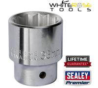 Sealey Socket 33mm 3/4"Sq Drive Premier WallDrive® Garage Automotive Workshop