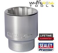 Sealey Socket 41mm 3/4"Sq Drive Premier WallDrive® Garage Automotive Workshop