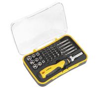 Sealey Socket & Bit Set 45Pc Ratchet Screwdriver S0979