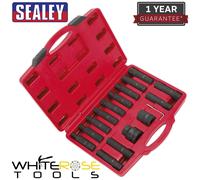Sealey Socket Bit Set Impact Hex TRX-Star TRX-Star Female 16pc 3/4" & 1"Sq