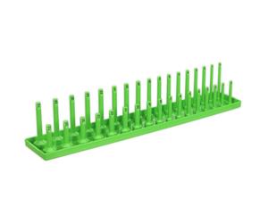 Sealey Socket Holder 1/2"D 10-27mm Hi-Vis Green For Standard And Deep SH1217HV