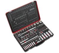 Sealey Socket Set 1/4" & 1/2"Sq Drive 108pc - Premier Platinum Series - AK7926