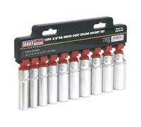 Socket Set 10pc Deep 3/8"Sq Drive Total Drive®