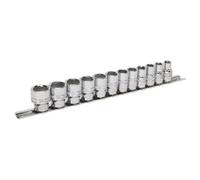 Sealey Socket Set AK2741 - 12pc 3/8in Drive Lock-On 6pt Metric