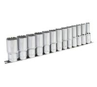 Sealey Socket Set 13Pc 1/2" Square Drive 12 Point Deep Walldrive Imperial Ak2675