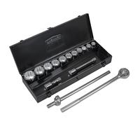 Sealey Socket Set 15pc 3/4"Sq Drive 12 point WallDrive Chrome AK2585