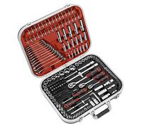 Sealey Premier Socket Set 216pc 1/4", 3/8" & 1/2"Sq Drive WallDrive