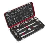 Sealey Socket Set 3/8"Sq Drive 31pc - Pemier Platinum Series - AK7921