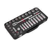 Sealey Socket Set 3/8"sq Drive 32Pc - Premier Platinum Series Ak7922