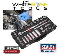 Sealey Socket Set Premier Platinum AK7923 37pc 3/8" Sq Drive Metric & Imperial