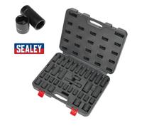 Sealey Impact Socket Set AK5634M 34 Piece 1/2" Drive Metric