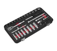 Sealey Socket Set 49Pc 1/4"sq Drive Premier Platinum Series Ak7920