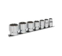 Sealey AK2676 Socket Set 7Pc 3/8inSq Drive Whitworth