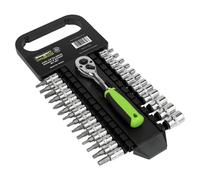 Sealey 1/4" Sq Drive Socket & Socket Bit Set 27pc S01241
