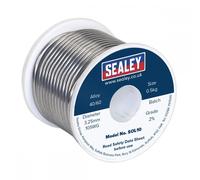 Sealey 0.5Kg Solder Wire Quick Flow 3.25mm/10Swg 40/60 Resin Cored Solder Sol10