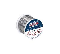 Sealey SOL22 Quick Flow Solder Wire 2% 0.7mm/22SWG 0.5kg Reel