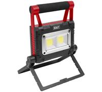 Sealey 15W COB LED Solar Powered Rechargeable Portable Floodlight