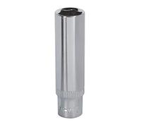 Sealey Socket WallDrive 1/4" Drive Polished Deep Hexagon Metric 10mm