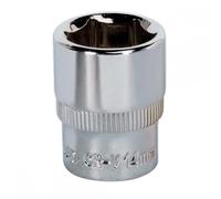 Sealey 1/4" Drive Hexagon WallDrive Socket Metric 1/4" 14mm