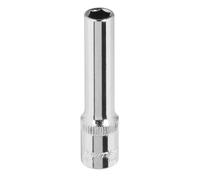 Sealey WallDrive Socket 16mm Deep 3/8" Square Drive Fully Polished