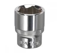 Sealey SP3817 Walldrive® Socket 17Mm 3/8inSq Drive Fully Polished