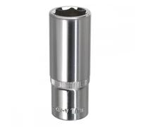 Sealey SP3817D Walldrive® Socket 17Mm Deep 3/8inSq Drive Fully Polished