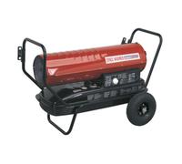 Sealey Space Warmer Kerosene/diesel Heater 100,000Btu/hr With Wheels