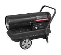 Sealey Space Warmer® Kerosene/Diesel Heater 100,000Btu/hr with Wheels AB1008 [EEK: A]